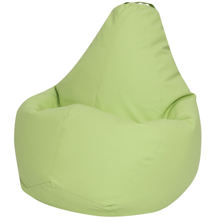 мягкие кресла пазитифчик мешок груша экокожа 110х85 Кресло-мешок «Груша», экокожа, размер 2XL, цвет салатовый