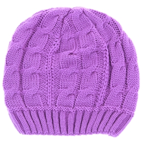 

Шапочка колпачок «Косы», возраст ребёнка 6-8 лет, цвет фиолетовый