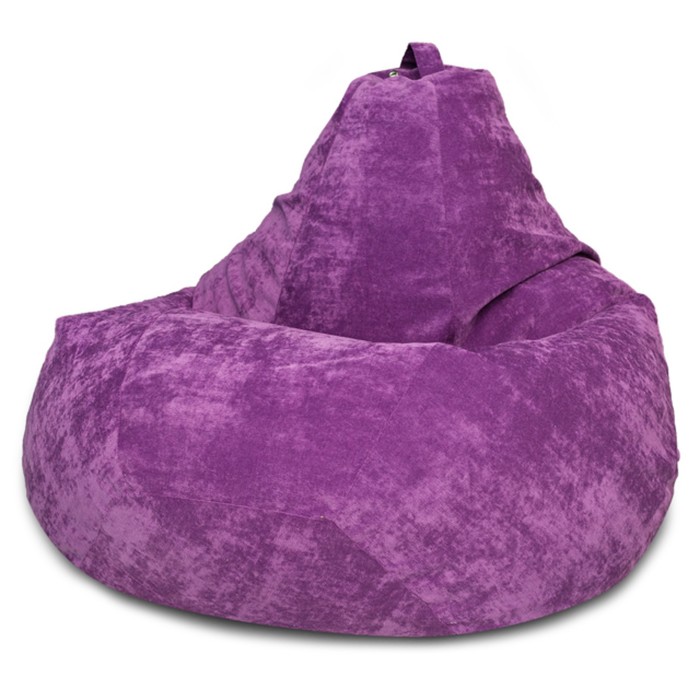 Кресло-мешок «Груша», микровельвет, размер 3XL, цвет фиолетовый кресло мешок груша пазитифчик бмо4 фиолетовый