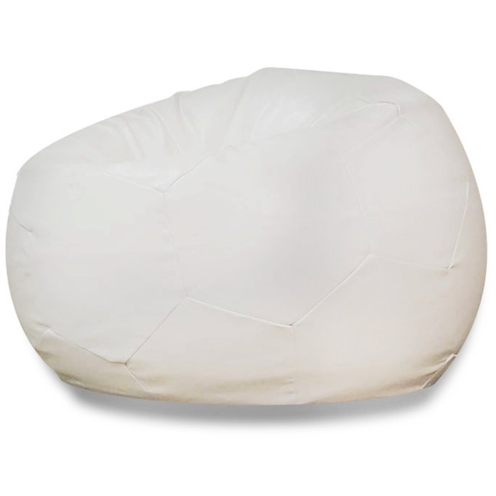 фото Кресло «мяч», экокожа, цвет белый dreambag