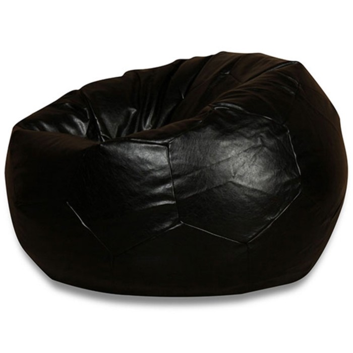 Кресло «Мяч», экокожа, цвет чёрный