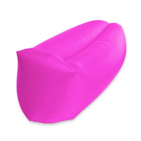 Лежак AirPuf, надувной, цвет розовый Ош