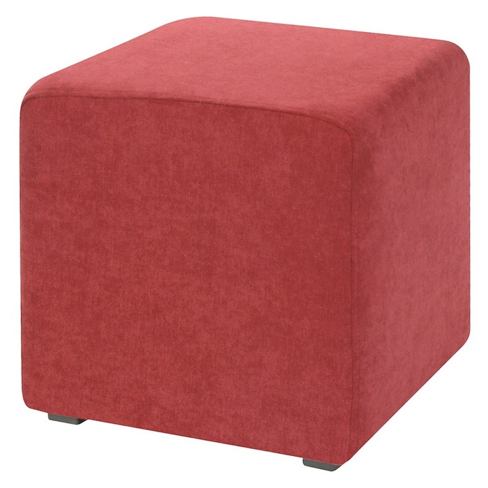 

Пуфик «Валенсия», велюр, цвет коралловый