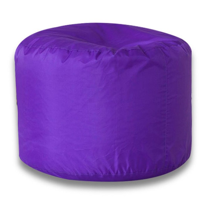 Пуфик «Круг», оксфорд, цвет фиолетовый