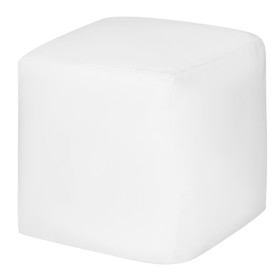 Пуфик «Куб», оксфорд, цвет белый Ош