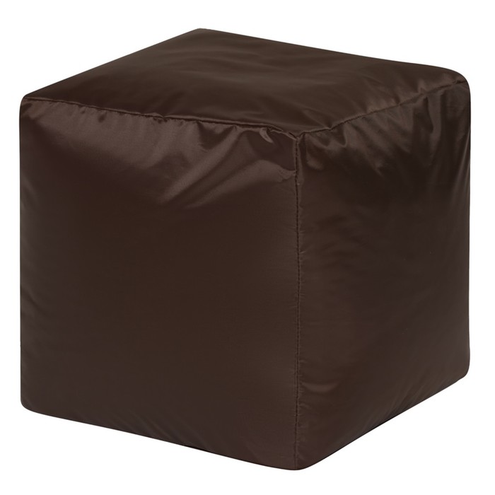 фото Пуфик «куб», оксфорд, цвет коричневый dreambag