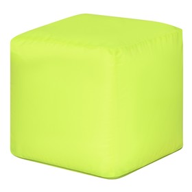 Пуфик «Куб», оксфорд, цвет лайм Ош