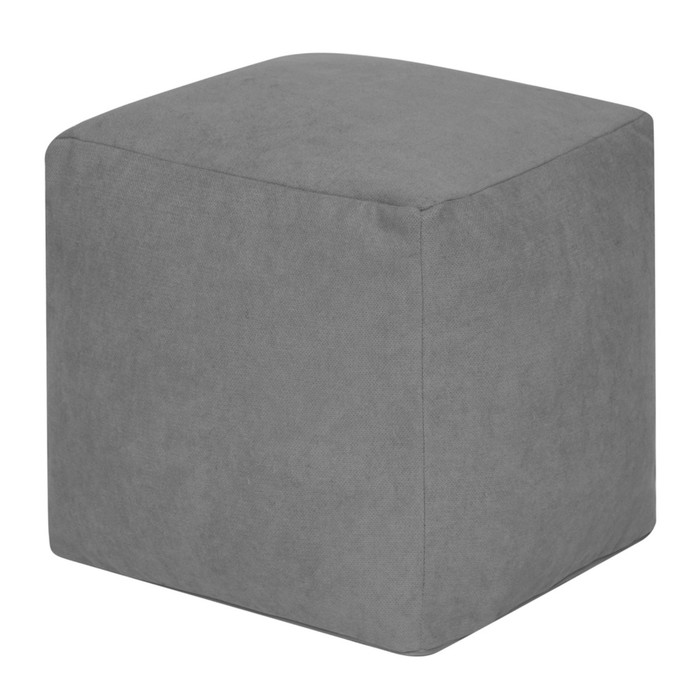 Пуфик «Куб», велюр, цвет серый пуфик куб велюр цвет серый