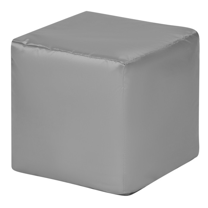 Пуфик «Куб», оксфорд, цвет серый пуфик куб велюр цвет серый