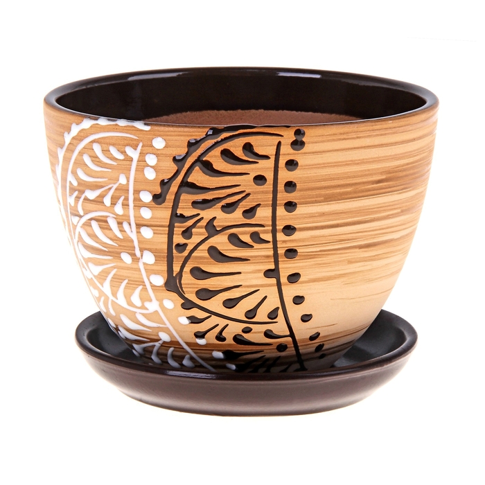 Кашпо "Кружево" 1,65 л