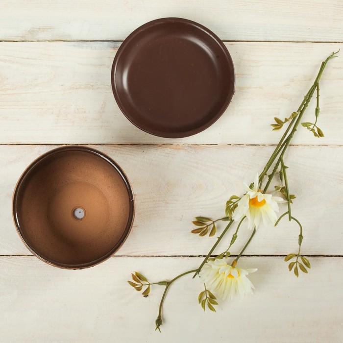 Кашпо "Кружево" 0,35 л