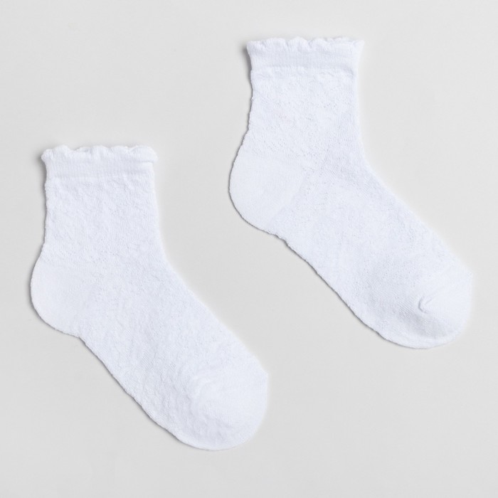 Носки, цвет белый, размер 22-24