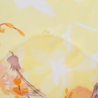 Платок женский текстильный, цвет светло-жёлтый, размер 65х65 - Фото 4