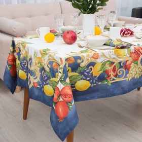 

Скатерть "Этель" Southern fruits 149*182 +/-2 см с ГМВО, 100% хл, саржа 190г/м2
