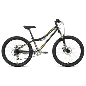 

Велосипед 24" Forward Titan 2.0 D, 2022, цвет черный/оранжевый, размер рамы 12"