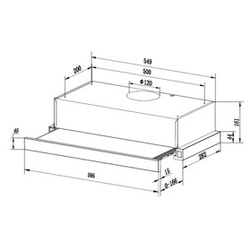 

Кухонная вытяжка Hebermann HBFH 60.1 W, встраиваемая, 650 м³/ч, 2 скорости, белый