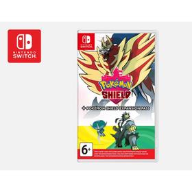 

Игра для Nintendo Switch Pokemon Shield + Expaion Pass, английская версия