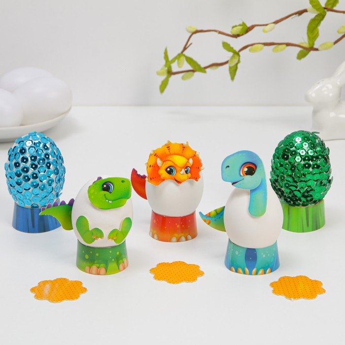 фото Пасхальный набор для украшения яиц «динозавры» семейные традиции