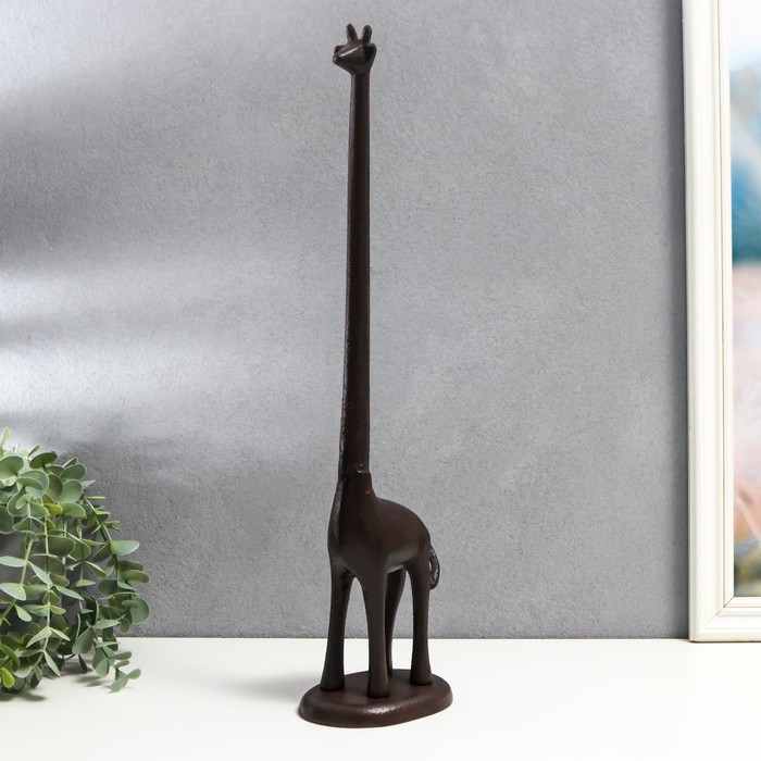 Сувенир чугун Жираф 36х15 см