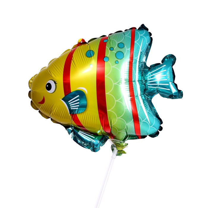 Шар фольгированный 13 «Яркая рыбка» шар фольгированный 24 рыбка