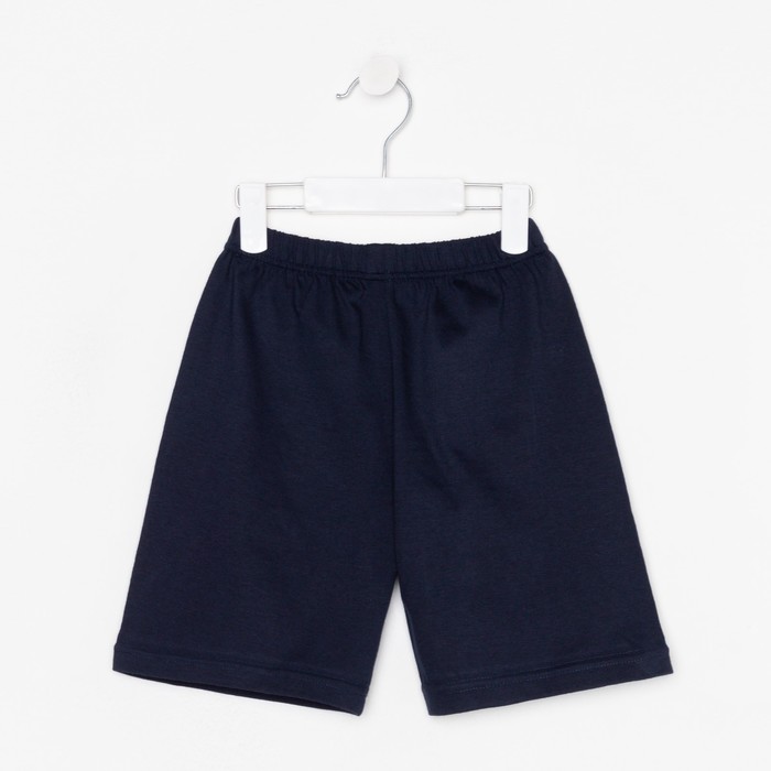 Панталоны (Шорты)  для мальчика, цвет тёмно-синий, рост 98 см