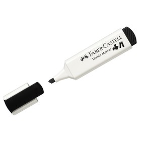 

Маркер перманентный для ткани Faber-Castell Textile 1 - 5 мм, чёрный