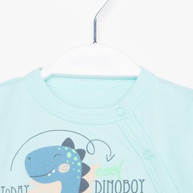 

Полукомбинезон (боди) для мальчика А.042-61-3., цвет голубой, рост 62