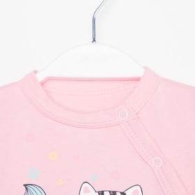 

Полукомбинезон (боди) для девочки А.042-69-1., цвет розовый, рост 62