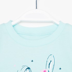 

Футболка для девочки, цвет мятный, рост 92