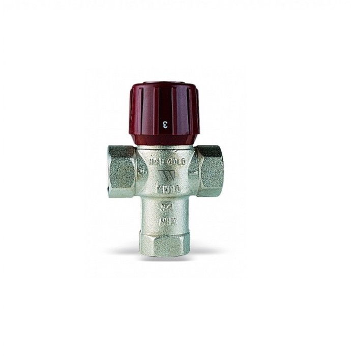 Клапан термостатический Watts 10017422, AM6211C1, смесительный, 1, 42-60°С насосный модуль watts hkf8180 без насоса термостатический клапан 20 43°с