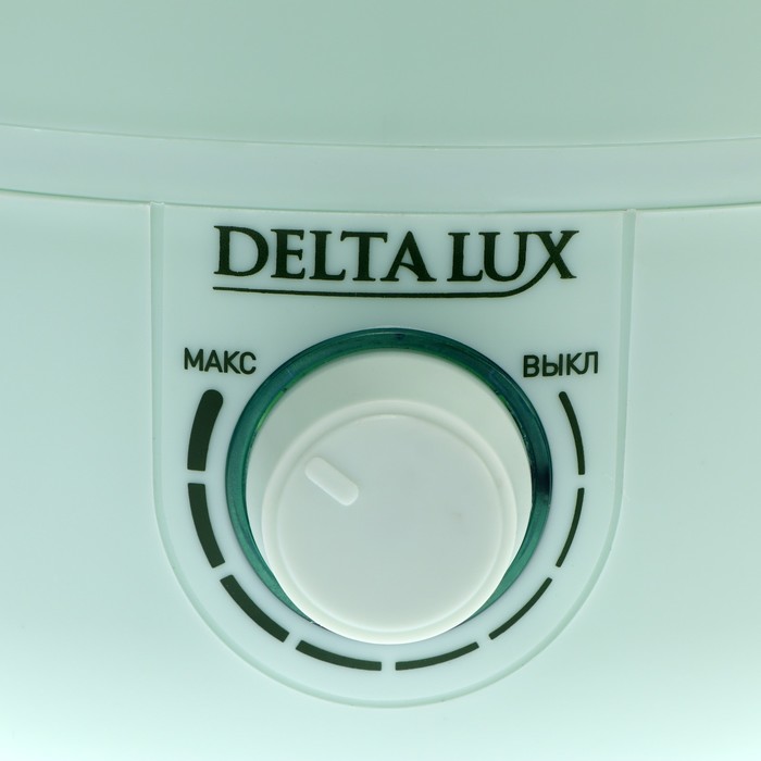 Увлажнитель воздуха DELTA LUX DE-3704, ультразвуковой, 30 Вт, 4 л, до 45 м2, арома, мятный