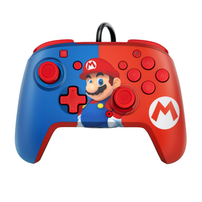 Геймпад проводной Faceoff Mario Nintendo Switch