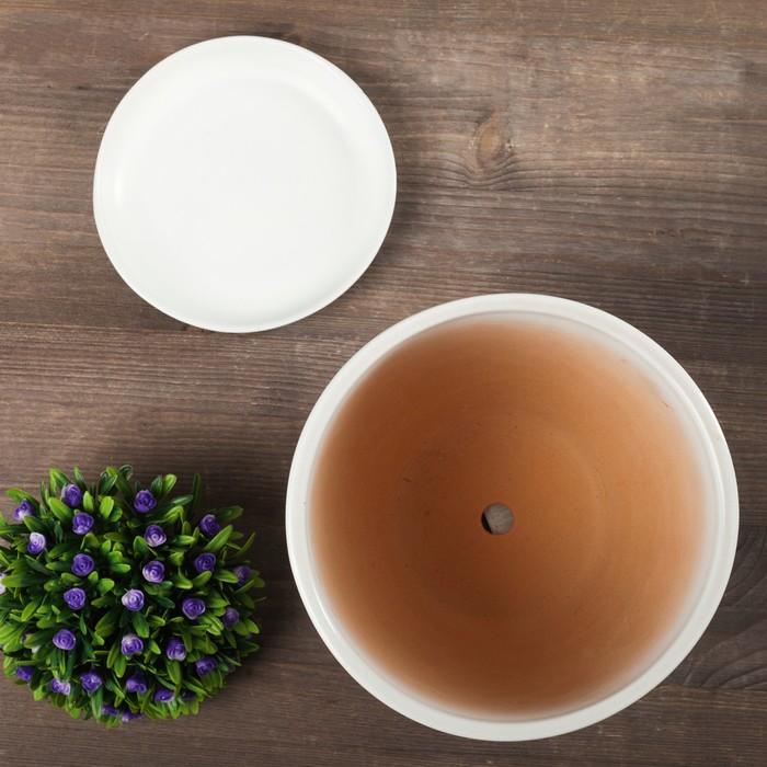 Кашпо "Пролеска" коричневое 2,5 л