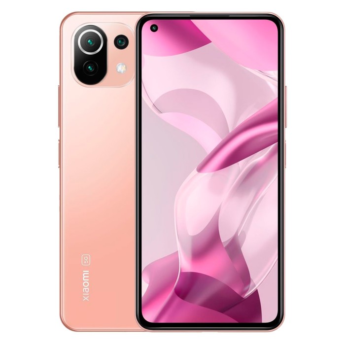 

Смартфон Xiaomi Mi 11 Lite 5G NE RU, 6.55", Amoled, 8Гб, 128Гб, 64Мп, 4250мАч, NFC, розовый