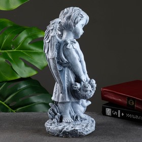 

Фигура "Ангел-девочка с корзинкой и зайцем" 30см