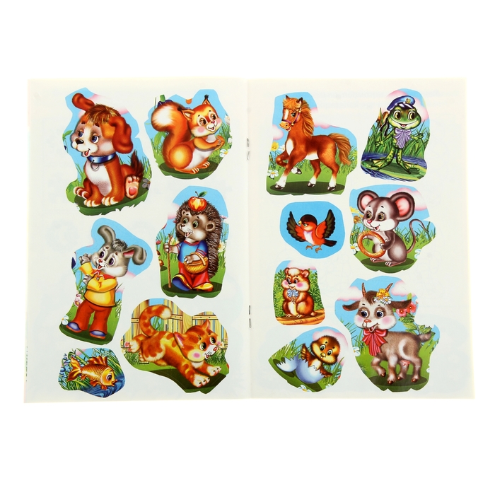 Книжка с наклейками "Тесты для детей 5-6 лет. Развиваем внимание"