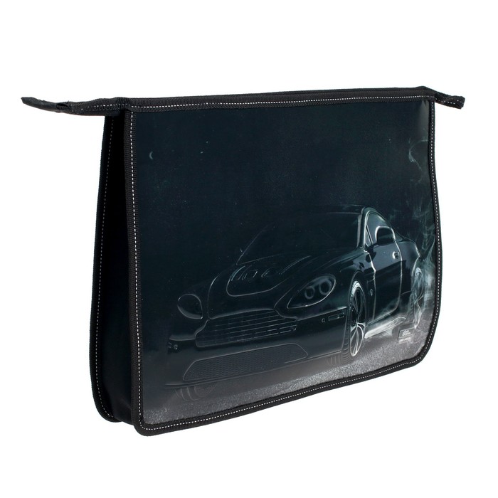 

Папка для тетрадей А4, 230 х 325 х 50 мм, молния сверху, Calligrata "Тачка", объёмный 3D-рисунок с эффектом металлика