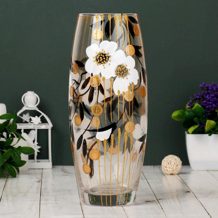 ваза гравированная ностальгия d 7 5см 10х26 см керамикс Ваза Жасмин овал d-7,5см; 10х26 см