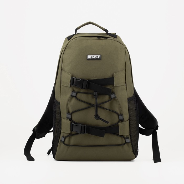 фото Рюкзак тони, 32*14*46, отд на молнии, 2 н/кармана, св, хаки