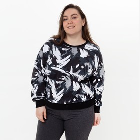 

Свитшот женский, цвет чёрный, размер 54