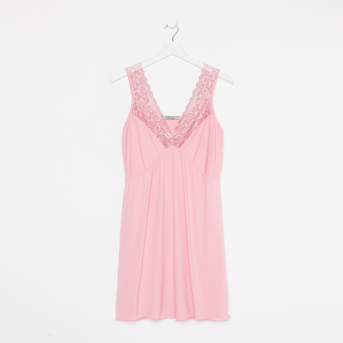 Ночная сорочка женская, розовый, р-р 52