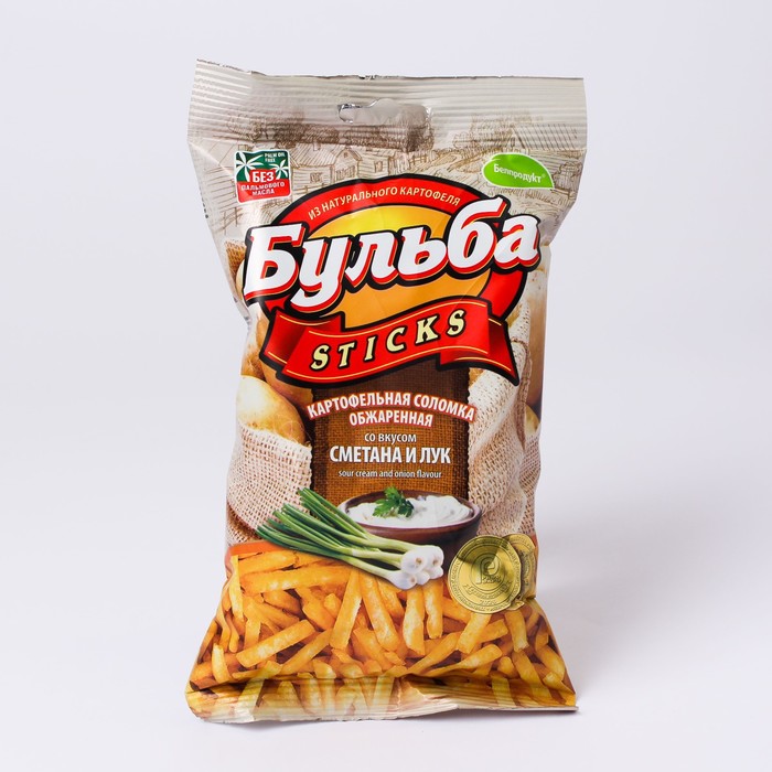

Картофельная соломка БУЛЬБА Сметана Лук 75г Беларусь
