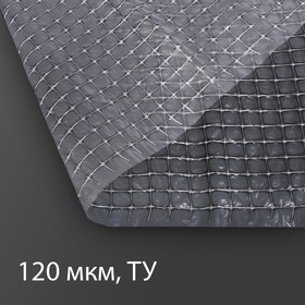 Плёнка полиэтиленовая, армированная леской, толщина 120 мкм, 2 × 5 м, УФ Ош
