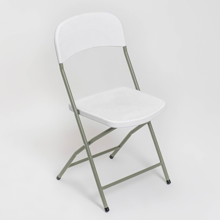 фото Стул складной «сатурн» белый, 43,5 х 44,5 х 83 см