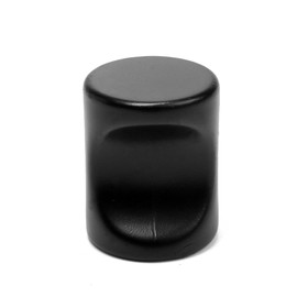 Ручка-кнопка CAPPIO, РК102, d=18 мм, пластик, цвет черный Ош
