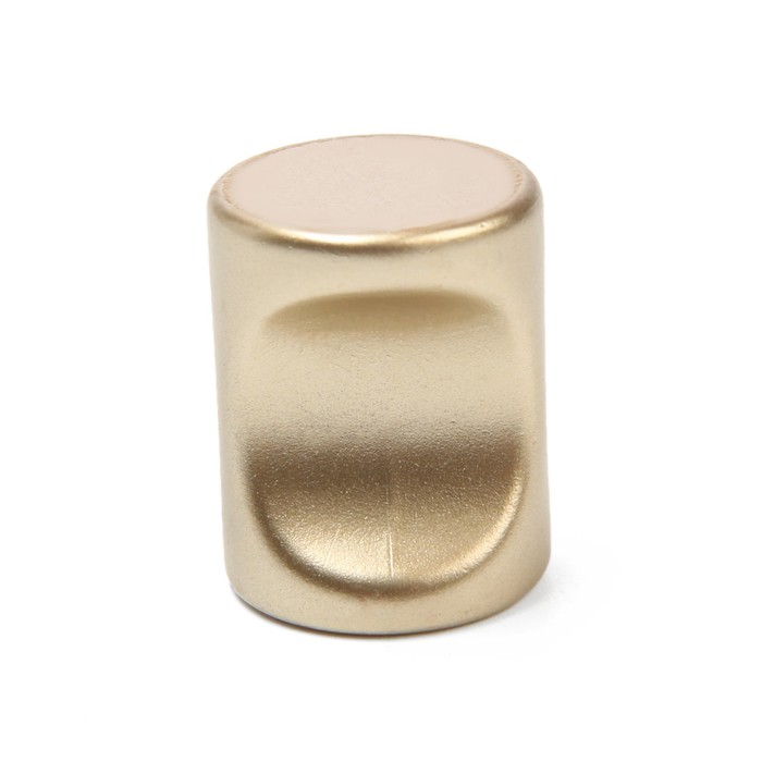 Ручка-кнопка CAPPIO, РК102, d=18 мм, пластик, цвет матовое золото ручка кнопка cappio рк102 d 18 мм пластик цвет матовое золото