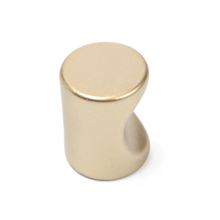 Ручка-кнопка CAPPIO, РК102, d=18 мм, пластик, цвет матовое золото