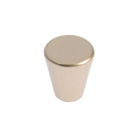 Ручка-кнопка CAPPIO, РК019, d=20 мм, пластик, цвет матовое золото Ош