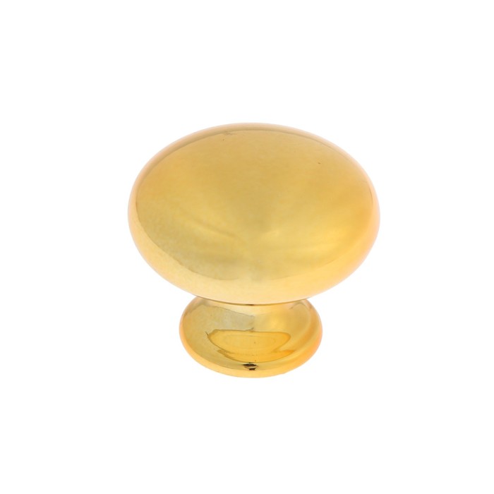 Ручка-кнопка CAPPIO, РК120, d=32 мм, пластик, цвет золото ручка кнопка cappio рк046 d 38 мм пластик цвет золото