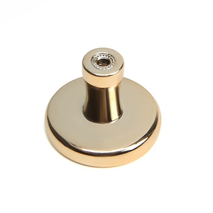 Ручка-кнопка CAPPIO, РК103, d=33 мм, пластик, цвет золото
